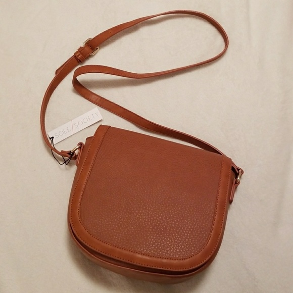 Sole Society Finnigan Crossbody Saddle Bag - Picture 5 of 8